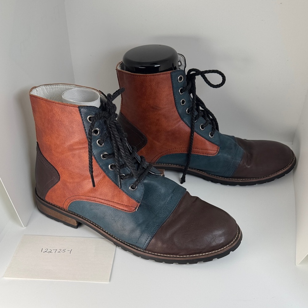 Stylish Multicolor Leather Boots
